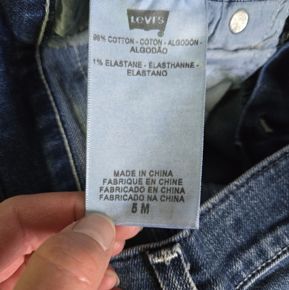 LEVI'S | 524 Too Superlow Bootcut Jeans in Blue sz 5M - Picture 11 of 12